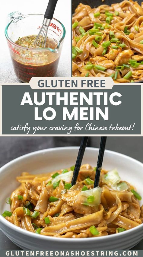 Gluten Free Lo Mein Recipe, Gluten Free Lo Mein, Chinese Lo Mein, Lo Mein Sauce, Gluten Free Chinese Food, Gluten Free Asian Recipes, Gluten Free Chinese, Gluten Free Sauces, Gluten Free Main Dishes