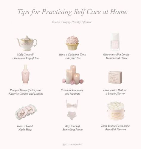 Self Care At Home, Take Good Care Of Yourself, Practice Self Care, Etiquette And Manners, Classy Aesthetic, Glow Up Tips, Princess Aesthetic, Manicure At Home, Self Care Activities