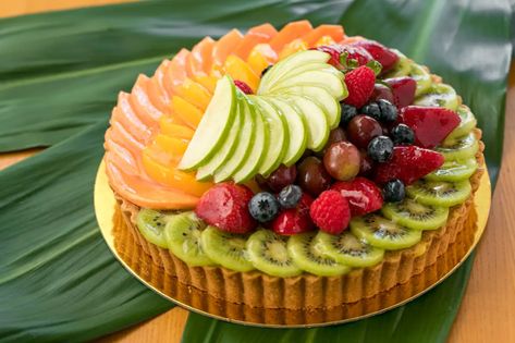 King's Hawaiian Bakery & Restaurant - King's Hawaiian Bakery and Restaurant - Restaurant in CA Fruit Tart Cake, Nectarine Recipes, Fruit Cake Recipes, Tart Cake, Bakery Restaurant, Cake Liner, Tart Dessert, Fruitcake Recipes, Pastry Tart