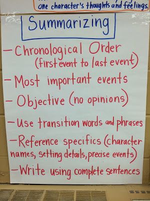 Middle School Teacher to Literacy Coach: Anchor Charts: A Story Map of Learning Teaching Summarizing, Summarizing Activities, Transition Words And Phrases, Ela Anchor Charts, Literacy Coach, 5th Grade Writing, Summary Writing, 6th Grade Reading, Transition Words