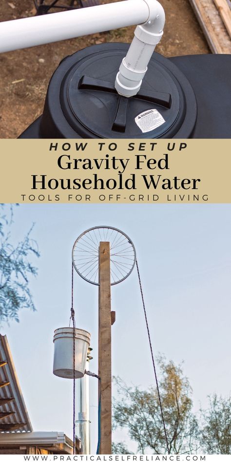 Off Grid Dish Washing, Off Grid Freezer, Off Grid Living Self Sufficient Diy Projects, Off The Grid Water System, Tiny House Water System, Off Grid Sink Ideas, Off Grid Shower System, Off Grid Plumbing, Off Grid Sink