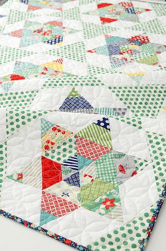 Starlight quilt Wedding Quilts, Thimble Blossoms, Camille Roskelley, Pieced Quilts, Wedding Quilt, Quilt Care, Jelly Rolls, Pretty Quilt, Star Quilt Blocks