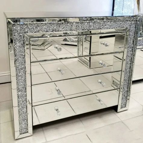 Just found this amazing item on AliExpress. Check it out! $402.97 | Bedroom Furniture 5 Drawer Side Table Silver Mirror Cabinet Crushed Diamond Chest for Living Room Hotel Chest For Living Room, Silver Side Table, Drawer Side Table, Crushed Diamonds, Home Garden Design, Mirror Cabinet, Silver Mirror, Master Bedrooms Decor, Mirror Cabinets