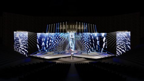 VINAWOMAN STAGE-MISS UNIVERSE VIETNAM | Behance Stage Concept, Dayana Mendoza, Orchestra Concerts, Concert Stage Design, Event Promo, Stage Background, Stage Set Design, Concert Stage, Stage Set