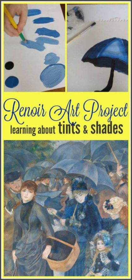 Renoir Art, Renoir Paintings, Art Project For Kids, Fun Projects For Kids, Artist Project, Classroom Art, Project For Kids, Learn How To Paint, Art Curriculum