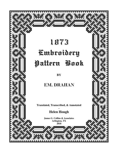 1873 Embroidery Pattern Book : Drahan, Emanuel : Free Download, Borrow, and Streaming : Internet Archive Blackwork Embroidery Patterns, Blackwork Embroidery, Free Text, Modern Embroidery, Digital Library, Vintage Textiles, Pattern Books, Embroidery Pattern, Lace Pattern