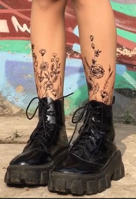 Thoughts on these kind of tattoos? Anything i should know? Thinking of getting something similar : r/TattooDesigns Back Tattoo Ideas For Women, Back Tattoo Ideas, Ankle Tattoo Designs, Magical Pictures, Flower Boots, Tattoo Ideas For Women, Cute Tattoos For Women, Discreet Tattoos, Tattoos For Daughters