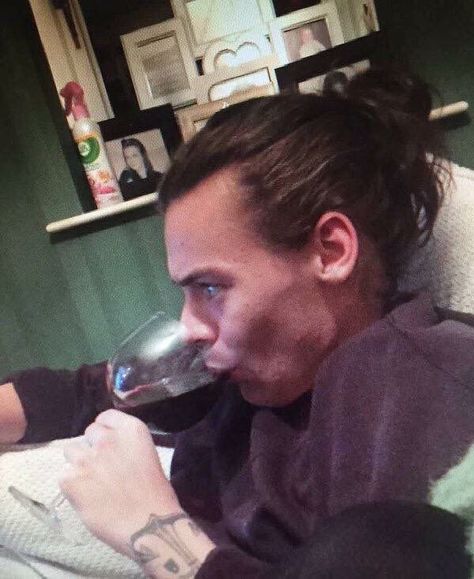 Drinking Wine Photography, Harry Styles Drunk, Women Drinking Wine, Wine Meme, Harry Styles 2013, Harry Styles Funny, Harry Styles Tour, Wine Photography, Harry Styles Imagines