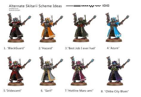 Adeptus Mechanicus, Admech, Alternate, Alternative, Color Scheme, Concept, Ideas, Scheme, Skitarii - Skitarii Alternate Scheme Ideas - Gallery - DakkaDakka | One Snotling on the Pump Wagon of the internet. 40k Skitarii, Warhammer 40k Adeptus Mechanicus, 40k Mechanicus, 40k Adeptus Mechanicus, Eldar 40k, Dark Mechanicus, Warhammer Armies, 40k Painting, Warhammer Painting