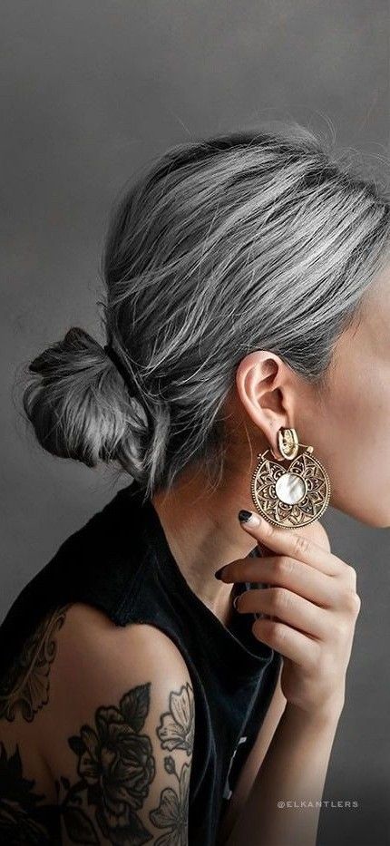 Grey Hair Updos, Ash Grey Balayage, Long Grey Hair, Going Grey, Gorgeous Gray Hair, Grey Hair Inspiration, Gothic Hairstyles, Beautiful Gray Hair, Silver Sisters