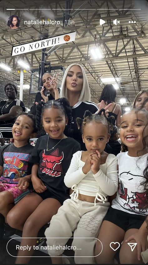 Kim Kardashian Says Having All the Kardashian Kids in One School Is 'So Fun': 'They're So Close' All The Kardashians, True Thompson, Kids Cheering, Jenner Kids, Khloe Kardashian And Tristan, Dream Kardashian, Estilo Kardashian, Penelope Disick, Kids Goals