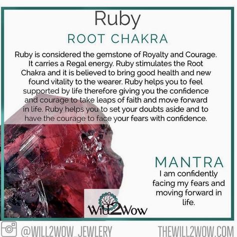 Ruby Gemstone Meaning, Ruby Crystal Meaning, Chakra Prompts, Ruby Meaning, Soul Cleansing, Crystal Seashells, Crystal Healing Chart, Crystal Work, Earth Gift