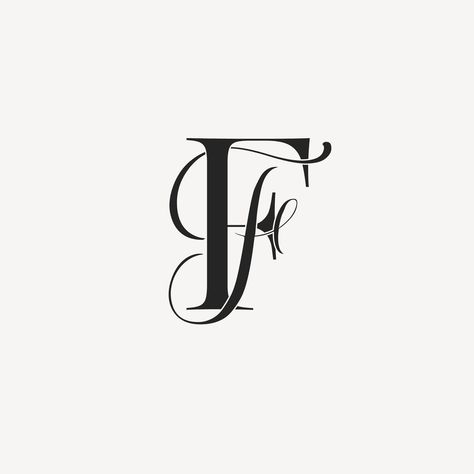 Sophisticated wedding logo with elegant cursive Ff initials in gold, perfect for a modern #Logos #Modern_Wedding_Logo #Logo_For_Wedding #Wedding_Initials_Logo F Calligraphy, Modern Wedding Logo, Wedding Initials Monogram, Wedding Initials Logo, Ff Monogram, Logo Monogramme, Svg Monogram, Wedding Logo Monogram, Wedding Logo Design