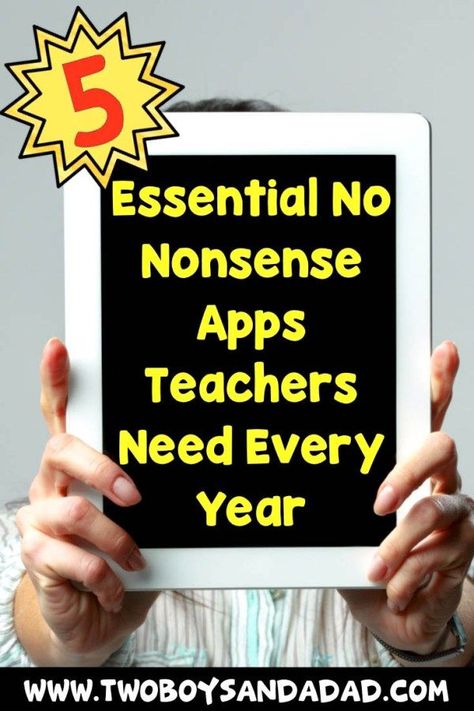 Best Apps For Teachers, Homework App, Essential Apps, Apps For Teachers, Teaching Third Grade, Technology Lessons, Two Boys, Daily Word, Classroom Technology