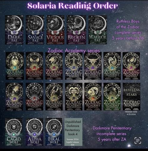 Zodiac Academy Reading Order, Fiction Books Worth Reading, Book Reading Journal, Book Bucket, Zodiac Academy, Dark Books, 100 Books To Read, Fantasy Books To Read, Unread Books