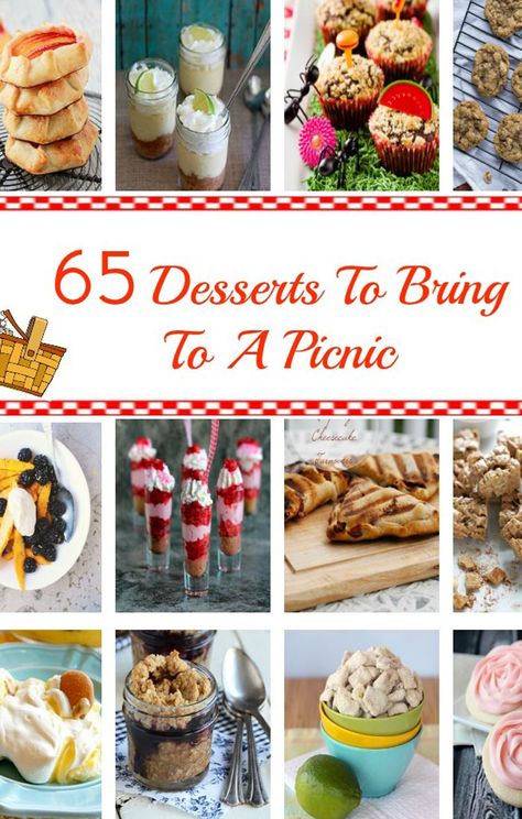 65 Desserts To Bring To a Picnic - all the best dessert recipes for summer parties, picnics, and barbecues! Picnic Dessert Recipes, Dessert Recipes For Summer, The Best Dessert Recipes, Easy Party Desserts, Picnic Desserts, Coconut Dessert, Recipes For Summer, The Best Dessert, Brownie Desserts