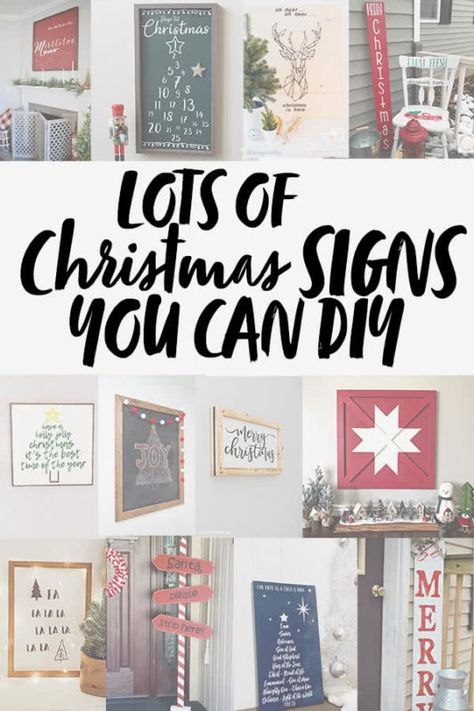 Christmas Wood Signs, Christmas Signs Diy, Christmas Diy Wood, Christmas Wooden Signs, Frugal Christmas, Wooden Signs Diy, Door Signs Diy, Signs Diy, Christmas Decorations For Kids