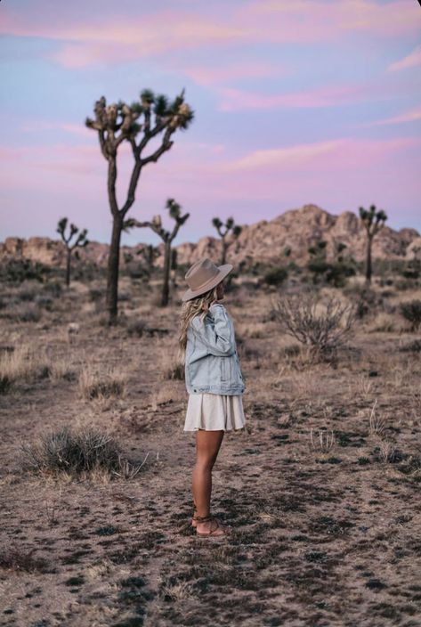 Cleobella Dress, Desert Photoshoot Ideas, Melanie Auld, Joshua Tree Airbnb, Cara Jourdan, Desert Photoshoot, Disk Necklace, Dark Portrait, Arizona Hiking