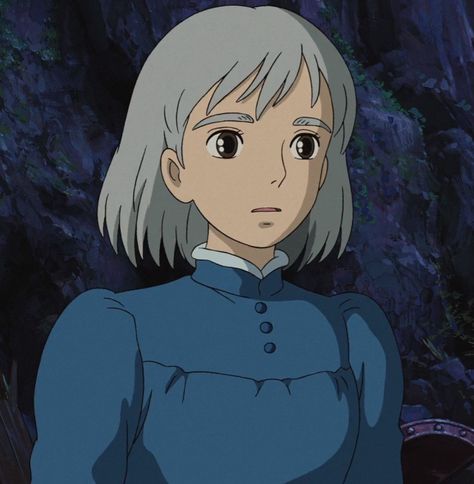 Howl's Moving Castle, Howls Moving Castle, An Anime, Castle, Hair, Anime, Blue