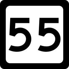 fifty five!!! Numbers Game, Beauty Supplies, Healthy Choices, Highway Signs, Cool Designs, Drive, Collage, Signs, Birthday