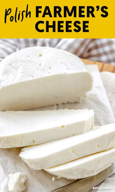 White Cheese Recipes, Twarog Recipe, Cheese Making Recipes Homemade, Make Cheese From Milk, Pierogi Fillings, Polish Cheese, Homemade Farmers Cheese, Homemade Cheese Recipes Cheesemaking, Farmers Cheese Recipes