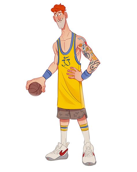 Basketball Character Design, Basketball Sketch, Picture Projects, Animation Character Design, Basketball Drawings, Estilo Cartoon, Character Turnaround, Animation Character, 캐릭터 드로잉