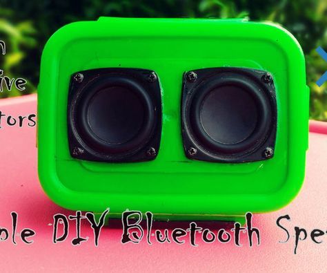 Simple DIY Bluetooth Speaker Diy Bluetooth Speaker Kit, Diy Bluetooth Speaker, Tweeter Speaker, Speaker Projects, Speaker Kits, Center Speaker, Speaker Wire, Diy Electronics, Bluetooth Speakers