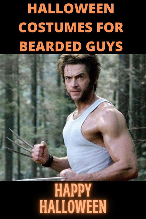 If you have a beard and need a halloween costume idea, this list will give you some great ideas. This article will also give you ideas if you want to dress up like a bearded person for Halloween Mens Cosplay Costumes, Diy Male Costumes, Mens Costumes With Beards, Bearded Characters Halloween, Couples Costumes For Guys With Long Hair, Halloween Costumes Guys Easy, Costume With Beard Couple, Mens Costume With Beard, Bearded Costumes For Men