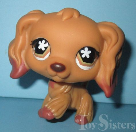 Lps Cocker Spaniel, Lps Dog, Lps Toys, Lps Pets, Lps Littlest Pet Shop, Custom Toys, Littlest Pet Shop, Toy Craft, Cocker Spaniel