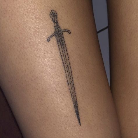 Stick And Poke Knee Tattoos, Wooden Stake Tattoo, Tattoos Stick N Poke, Stick N Poke Tattoos, Stick N Poke Ideas, Stick And Pokes, Ig Tags, It Tattoo, Sewing Bias Tape