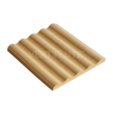 MDF Corrugated Board - Vertiflute Corrugated Board, Travertine Stone, Mosaic