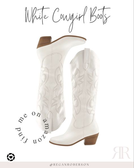 White Cowgirl Boots Amazon, Bride Cowgirl Boots, White Wedding Cowgirl Boots, Bridal Cowgirl Boots, Cowgirl Wedding Boots, White Cowgirl Boots Outfit, Western Bride, Cowgirl Boots Wedding, White Cowgirl Boots