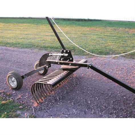 Wide Landscape, Farm Landscaping, Clearing Brush, Lawn Leveling, Landscape Rake, Atv Implements, Landscape Yard, Emergency Generator, Beach Volleyball Court