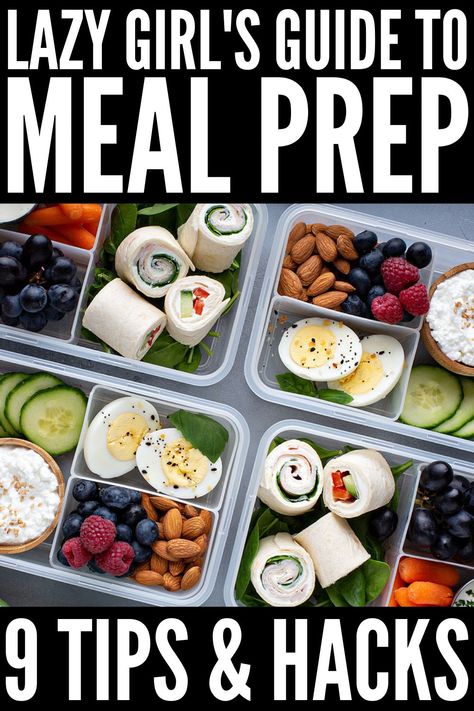 Lazy Healthy Meals, Meal Prep Grocery List, Lazy Meal Prep, Meal Prep Hacks, Meal Prep Tips, Easy Clean Eating Recipes, Meal Prep For Beginners, Meal Prep Plans, Meal Prep Clean Eating