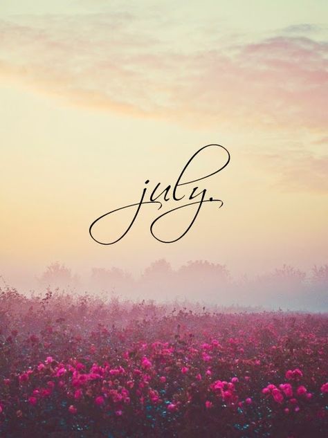 Beautiful July. The best month... My month :) Neuer Monat, Welcome July, Logo Typo, Seasons Months, Hello July, Month Of July, Days And Months, What Have You Done, July Birthday