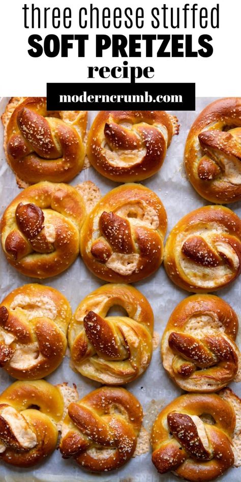 Stuffed Soft Pretzels, Dip Pretzels, Crumb Recipe, Pretzel Cheese, Baking Soda Bath, Extra Sharp Cheddar, Kids Meal, Pretzels Recipe, Healthy Chicken Dinner