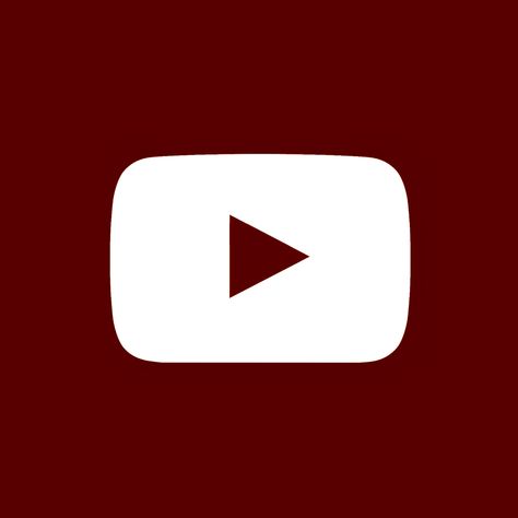 dark red youtube icon Dark Red Spotify Icon, Dark Red Tiktok Icon, Dark Red Aesthetic Icons For Apps, Dark Red Instagram Icon, Red Ipad Aesthetic, Dark Youtube Icon, Dark Red And White App Icons, All Apps Icon Red, Dark Red Widget Icons