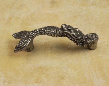 Mermaid Pewter Cabinet Pull Mermaid Bathroom, Mermaid Figurine, Wood Art Projects, Beach Diy, Home Addition, Buy Lights, Cabinet Pulls, Drawer Pull Handles, Tiffany Style