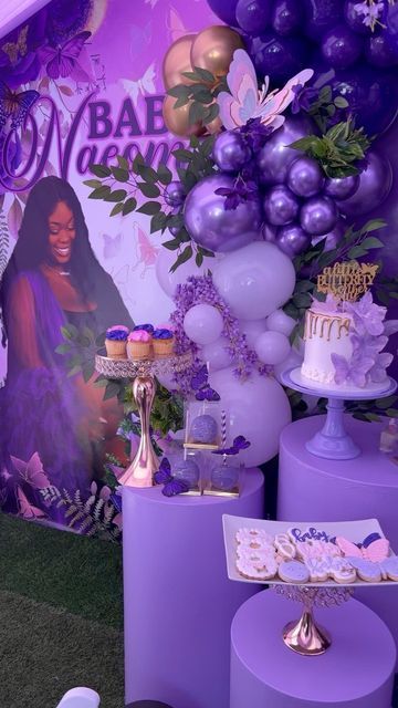 Purple Theme Baby Shower Ideas, Baby Shower Themes Butterflies, Purple And Gold Baby Shower Ideas, Baby Shower Purple Theme, Purple And Green Baby Shower Ideas, Purple Butterfly Baby Shower Theme, Butterfly Theme Baby Shower Ideas, Butterfly Themed Baby Shower Ideas, Purple Baby Shower Ideas