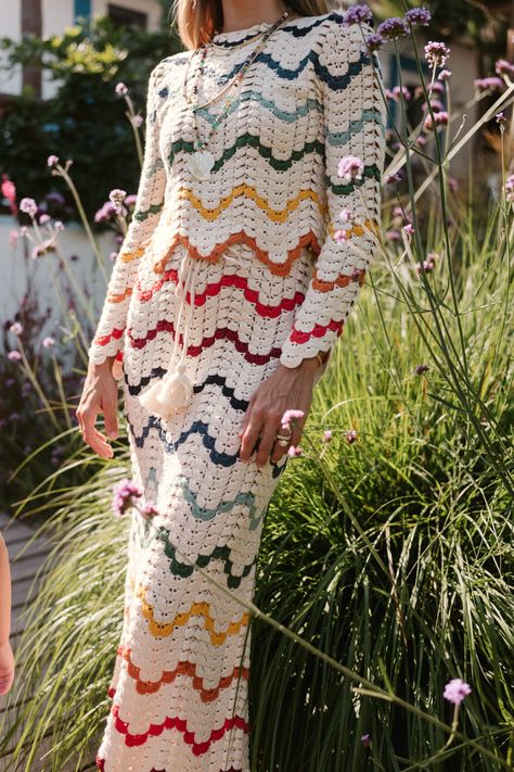 Crochet Skirt Set, Outfit Verano, Crocheted Stuff, Terry Cloth Dress, Julia Berolzheimer, Fashion Crochet, Crochet Dresses, Couture Embroidery, Crochet Clothing And Accessories