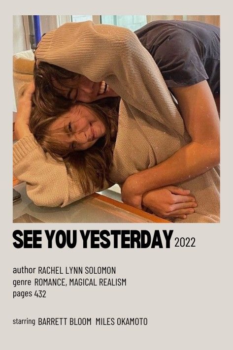 see you yesterday rachel lynn solomon See You Yesterday Aesthetic, See You Yesterday Book, See You Yesterday, See You Yesterday Book Aesthetic, Rachel Lynn Solomon, Reading Diary, Polaroid Poster, Inspirational Books To Read, Copy Me