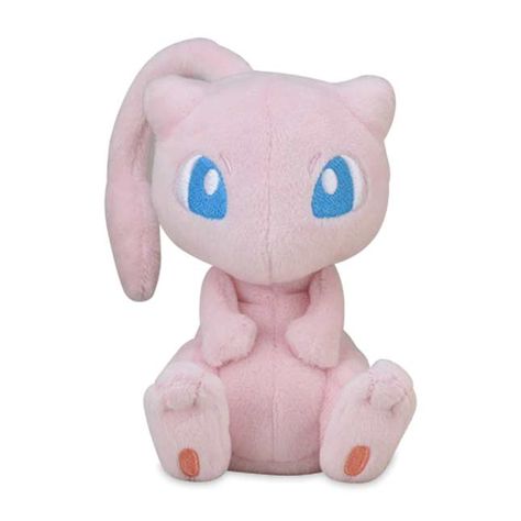 Mew Sitting Cuties Plush - 4 1/2 In. | Pokémon Center Official Site Mew Plush, Adorable Plushies, Mew Pokemon, 151 Pokemon, Pokemon Merchandise, Pokemon Mew, Pokemon Dolls, Mythical Pokemon, Big Butterfly