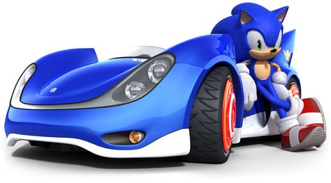 Sonic Car, Sonic Dash, Sonic The Movie, Sonic Party, Sonic Birthday, Sonic Heroes, Racing Art, Sonic Fan Characters, Blue Hedgehog