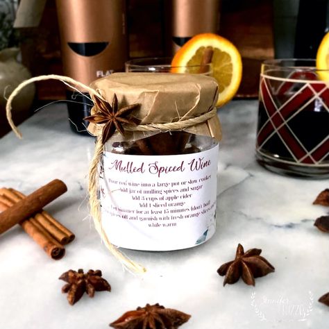 Mulled Cider Gift, Mulling Spices Gift, Mulled Wine Gift, Mulled Cider Spices, Mulled Wine Kit, Homemade Mulled Wine, Mulled Cider Recipe, Mulled Wine Spices, Mulled Wine Recipe