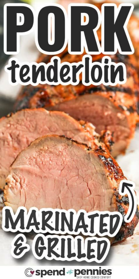 Recipes Pork Tenderloin, Air Fryer Recipes Pork, Air Fryer Pork, Low Carb Pork, Recipes Pork, Grilled Pork Tenderloin, Pork Loin Recipes, Spend With Pennies, Tenderloin Recipes