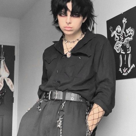 Mode Queer, Gay Outfits, Alt Outfits, Punk Outfits, Prom Outfits, Alt Fashion, Swaggy Outfits, Gothic Outfits, Goth Outfits