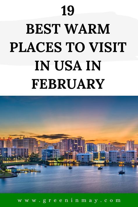 Looking for warm places to visit in February in USA? February is the month when winter is at its peak in most parts of the United States. For those who are looking to escape the cold and enjoy some warm weather, there are several destinations in the USA that offer pleasant temperatures and plenty of sunshine. Whether you are looking for a romantic getaway or a family vacation, here are the top warm places to visit in February in the USA. Best Places To Visit In February, Travel In February, Family Destinations, Spring Vacation, Romantic Getaway, Winter Vacation, Romantic Getaways, Vacation Spots, Best Part Of Me