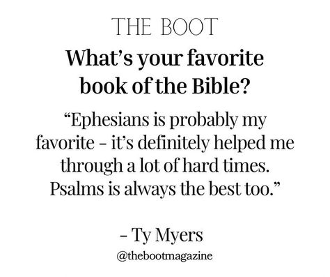 ✰ Candid Questions with Ty Myers ✰ Full interview is up now at the link in bio!!🔗✨ Ty Myers, Books Of The Bible, Hard Times, Help Me, Favorite Books, Psalms, Link In Bio, Interview, Bible