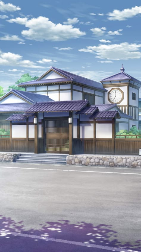 Club Exterior, Anime House, Episode Interactive Backgrounds, Anime Places, Episode Backgrounds, Scenery Background, Real Anime, Cityscape Art, Aesthetic Japan