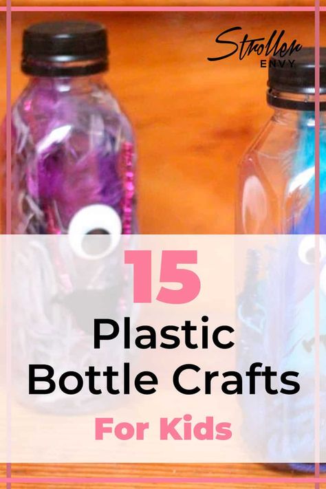 Plastic bottle crafts are a great way to get your little ones excited about crafting. Plus, they're easy to find, and they can be reused in all sorts of different ways. #strollerenvy #plasticbottlecraftsforkids Ensure Bottle Crafts, Empty Water Bottle Crafts, Plastic Bottle Crafts For Kids Easy, Recycled Water Bottle Crafts, Plastic Water Bottle Crafts, Water Bottle Crafts For Kids, Kids Water Bottle Crafts, Pig Crafts For Kids, Bottle Crafts For Kids